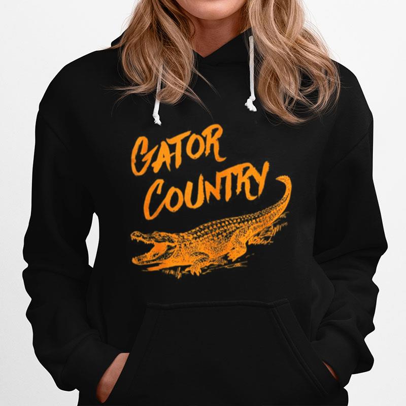 Gator Country Orange Script Hoodie