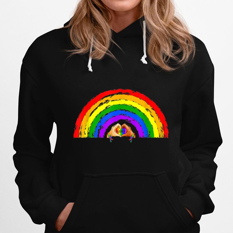Gay Pride Clothing Lgbt Rainbow Flag Heart Lgbt Pride Month T B0B31Gjntr Hoodie