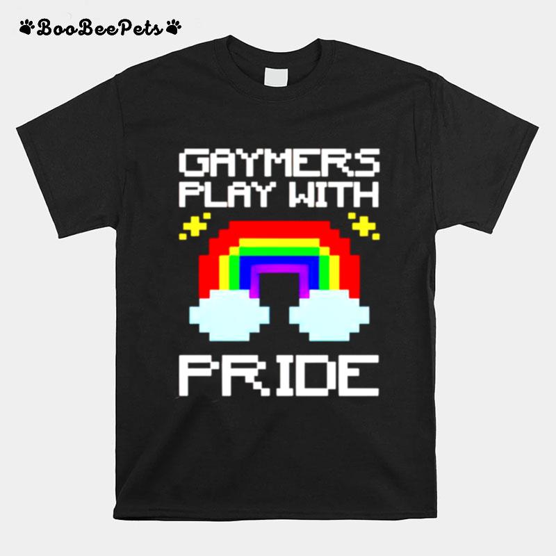 Gaymers Play With Pride White T-Shirt