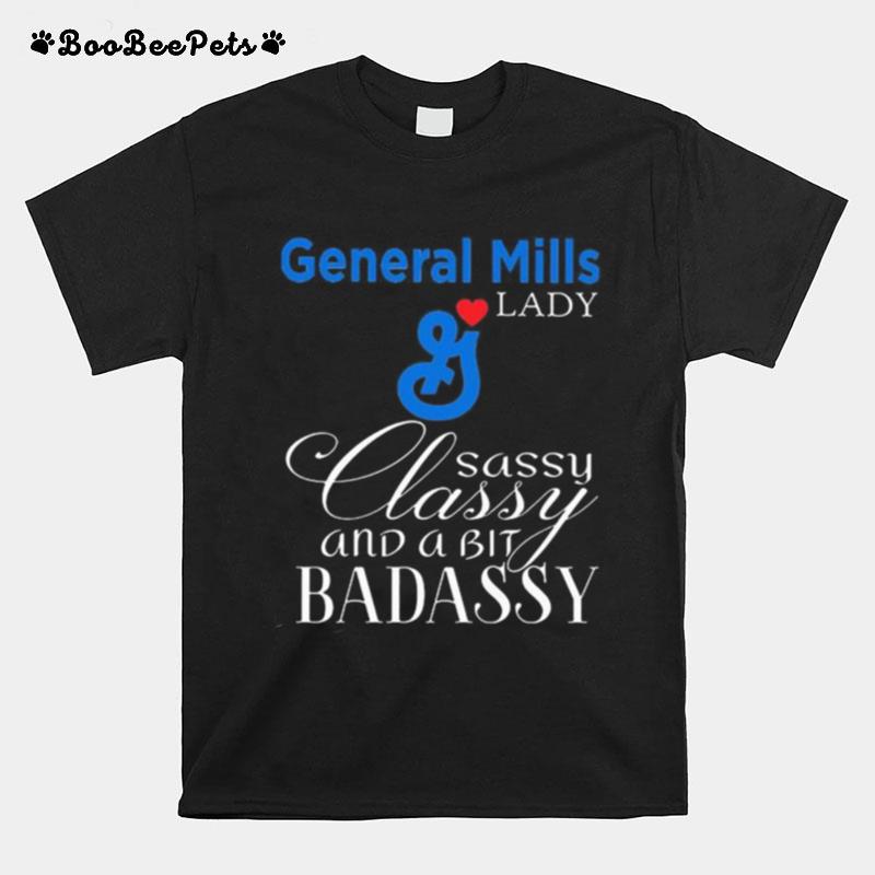 General Mills Lady Sassy Classy And A Bit Badassy T-Shirt