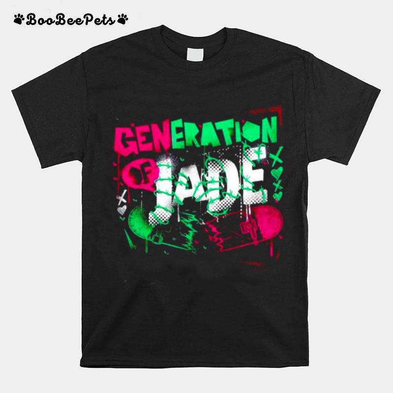 Generation Of Cora Jade Skateboard T-Shirt