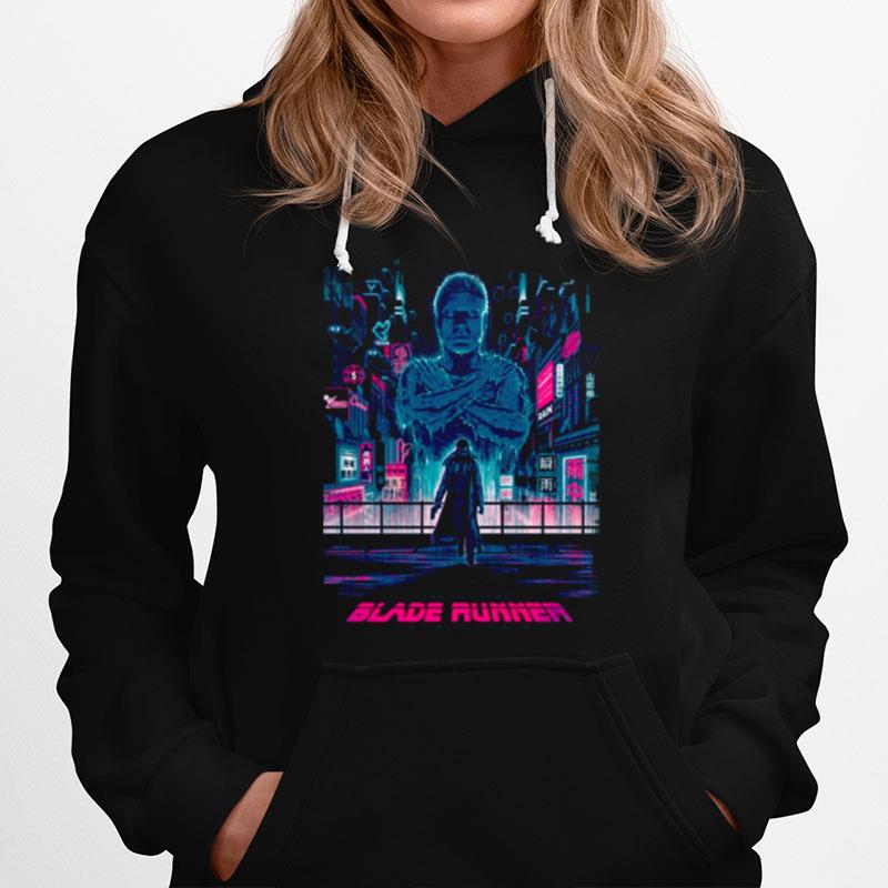 Geometric Design Blade Runner 1982 Hoodie