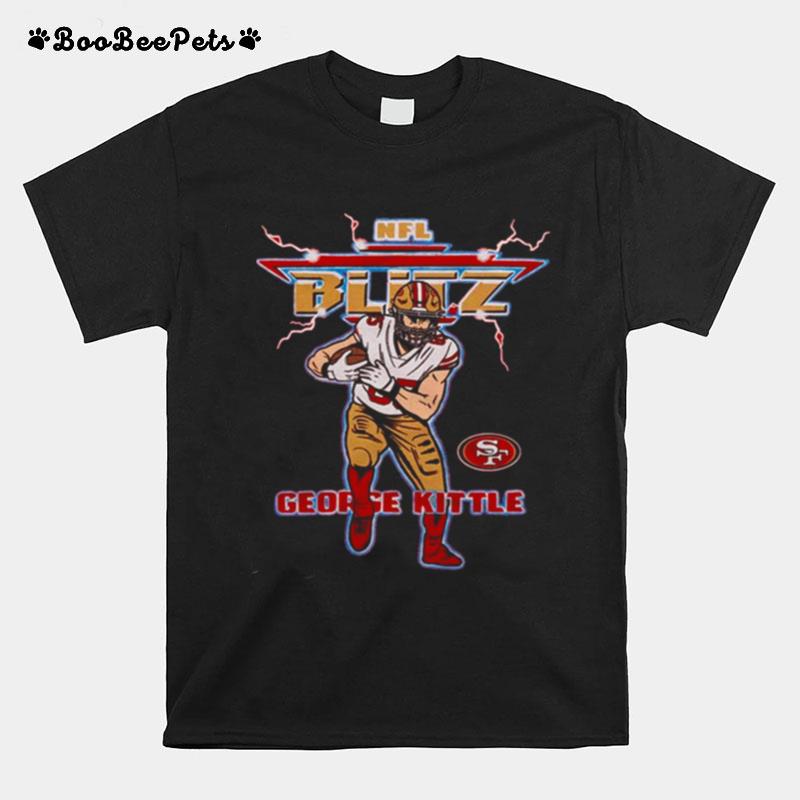 George Kittle Nfl Blitz San Francisco 49Ers Retro T-Shirt