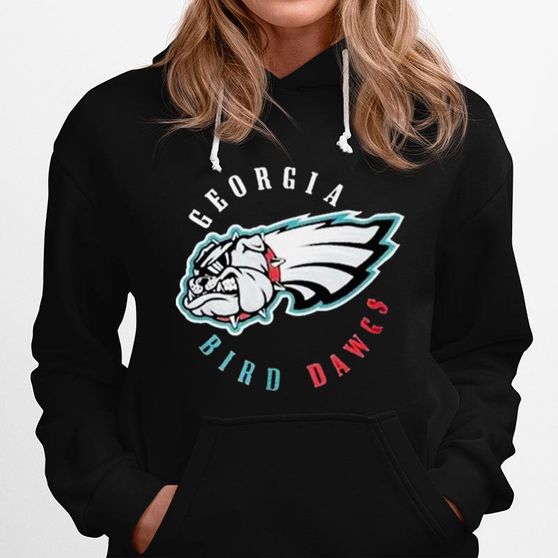 Georgia Bird Dawgs Philadelphia Eagles And Georgia Bulldogs Hoodie