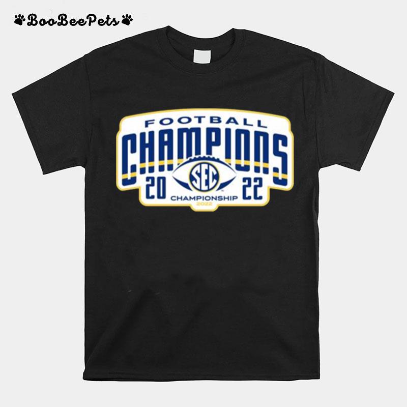 Georgia Bulldogs 2022 Sec Conference Champions Locker Room T-Shirt