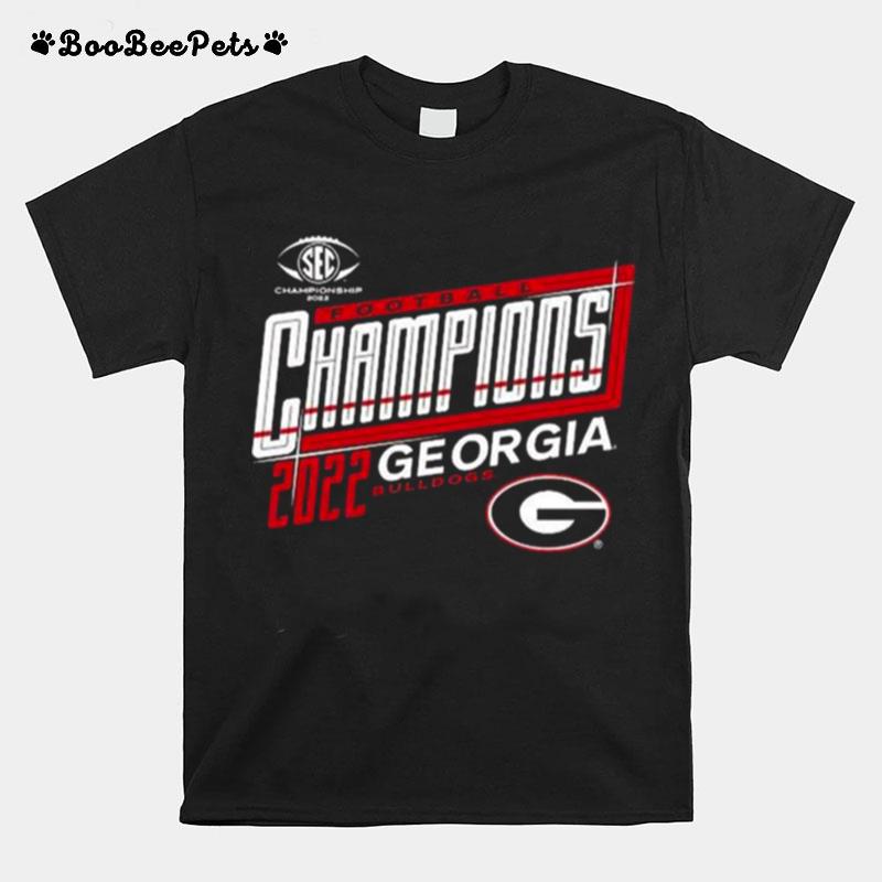 Georgia Bulldogs 2022 Sec Football Champions T-Shirt
