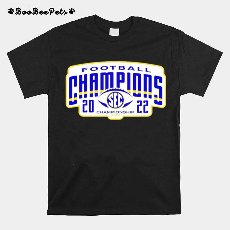 Georgia Bulldogs Football Champions 2022 Sec Conference Championship T-Shirt