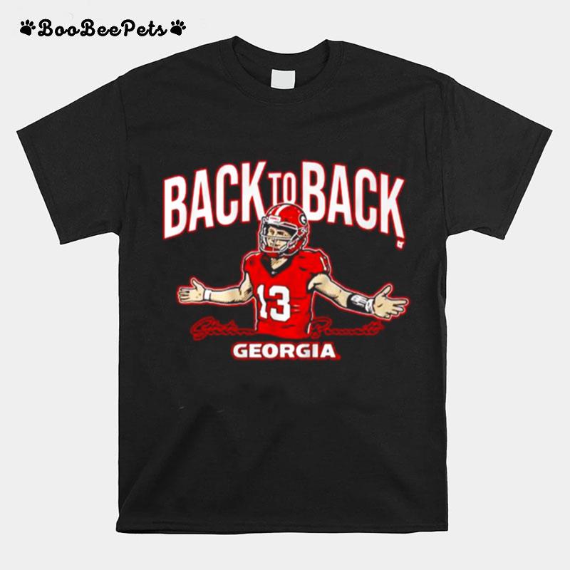 Georgia Bulldogs Stetson Bennett Iv Back To Back T-Shirt