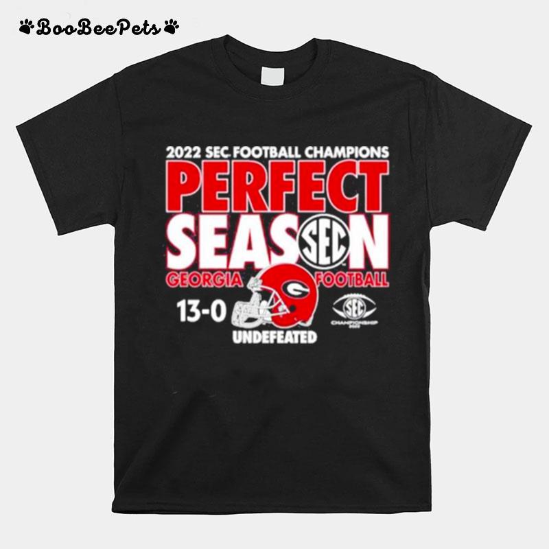 Georgia Football 2022 Sec Football Champions T-Shirt