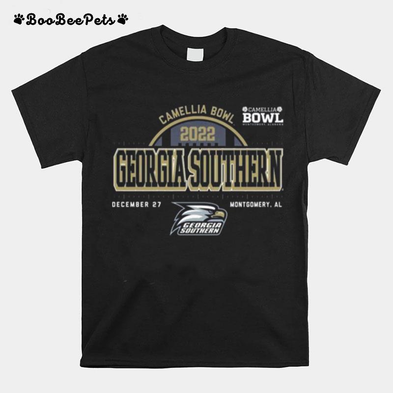 Georgia Southern Camellia Bowl 2022 December 27 Montgomery Al T-Shirt