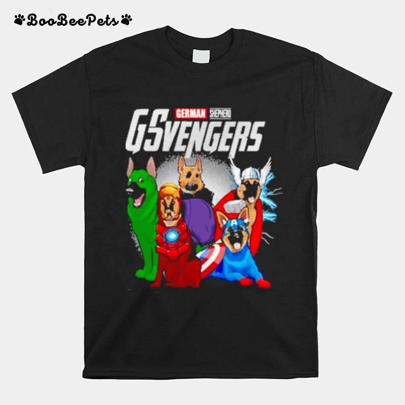 German Shepherd Gsvengers Marvel Avengers Endgame T-Shirt