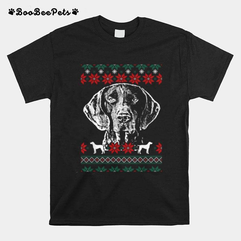 German Shorthaired Pointer Christmas T-Shirt