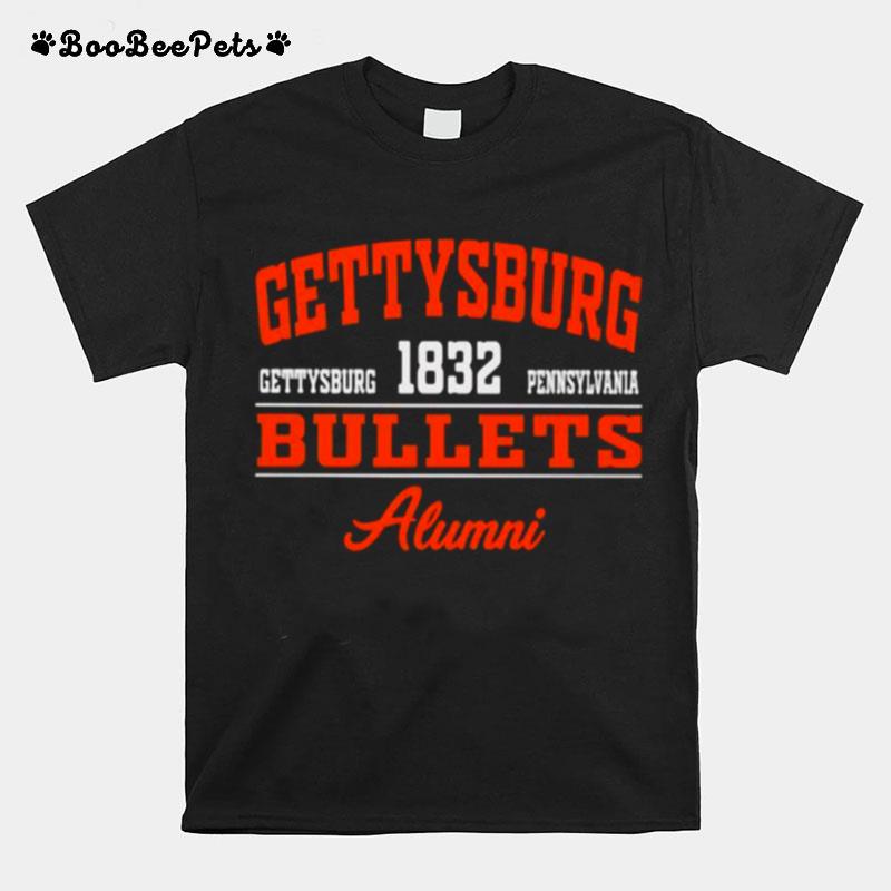 Gettysburg Bullets Alumni 1832 Pennsylvania T-Shirt