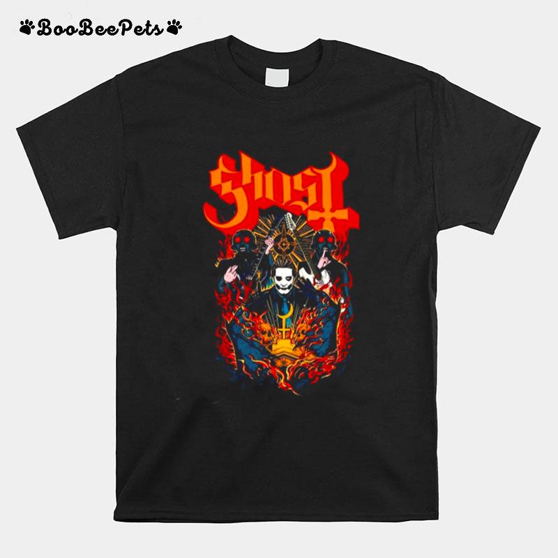 Ghost Bc Mary On A Cross T-Shirt