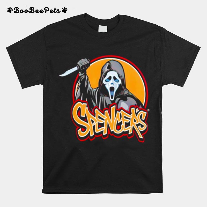 Ghost Face Spencers Logo T-Shirt