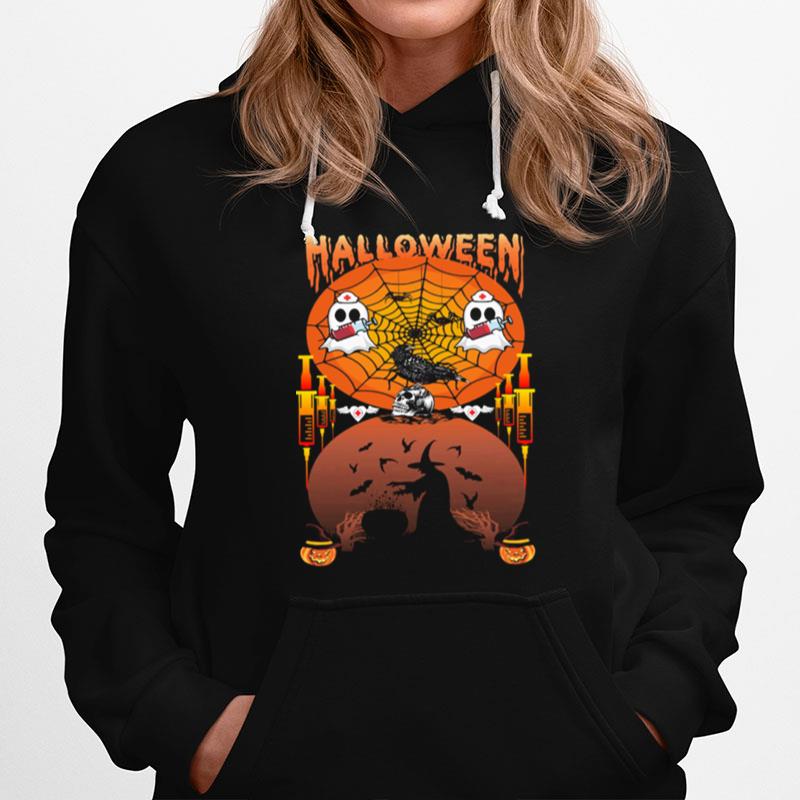 Ghost Nurse Halloween Hoodie