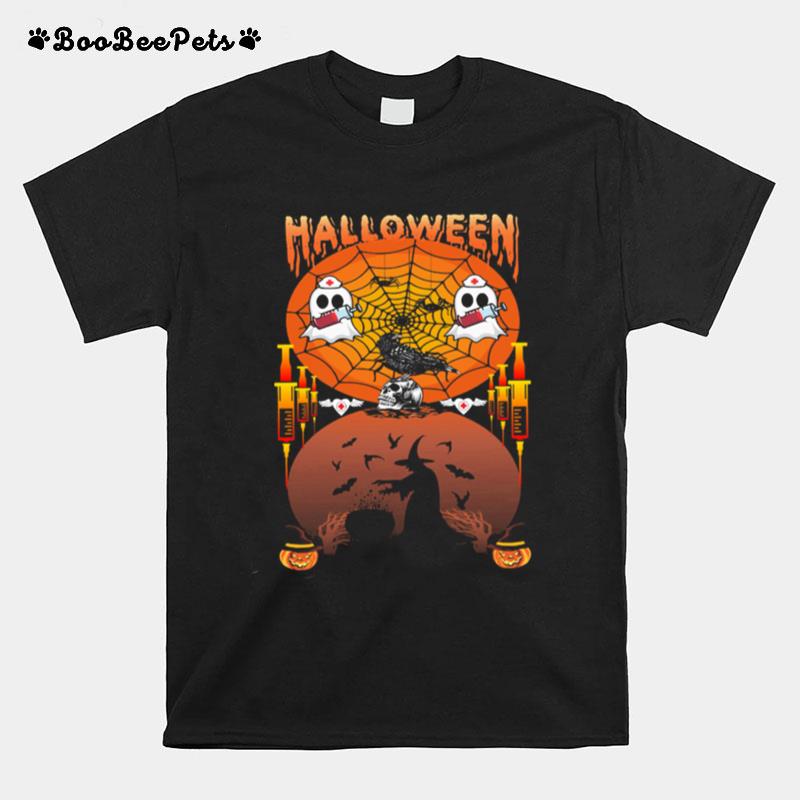 Ghost Nurse Halloween T-Shirt
