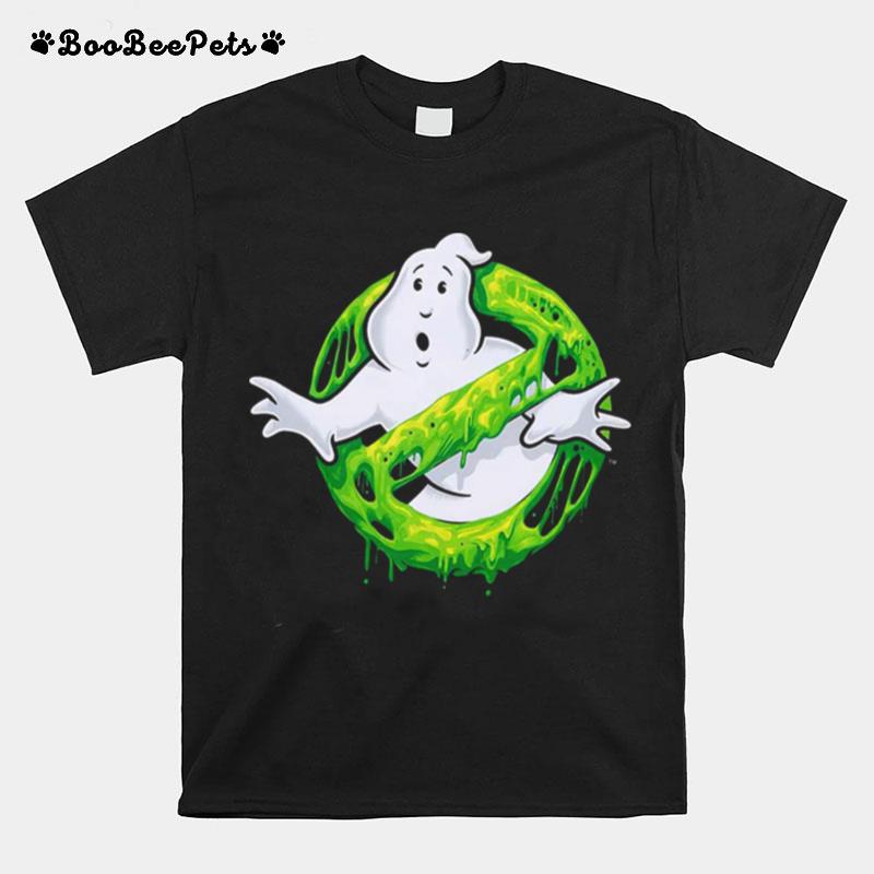 Ghostbusters Distressed Logo Movie Vintage T-Shirt