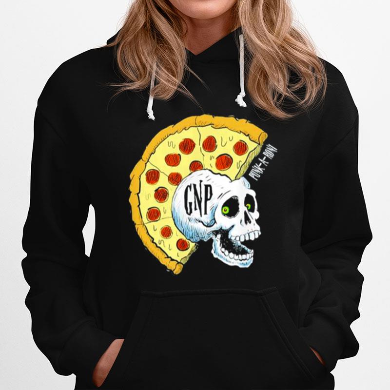 Ghouls N Pizza Gnp Skull Hoodie