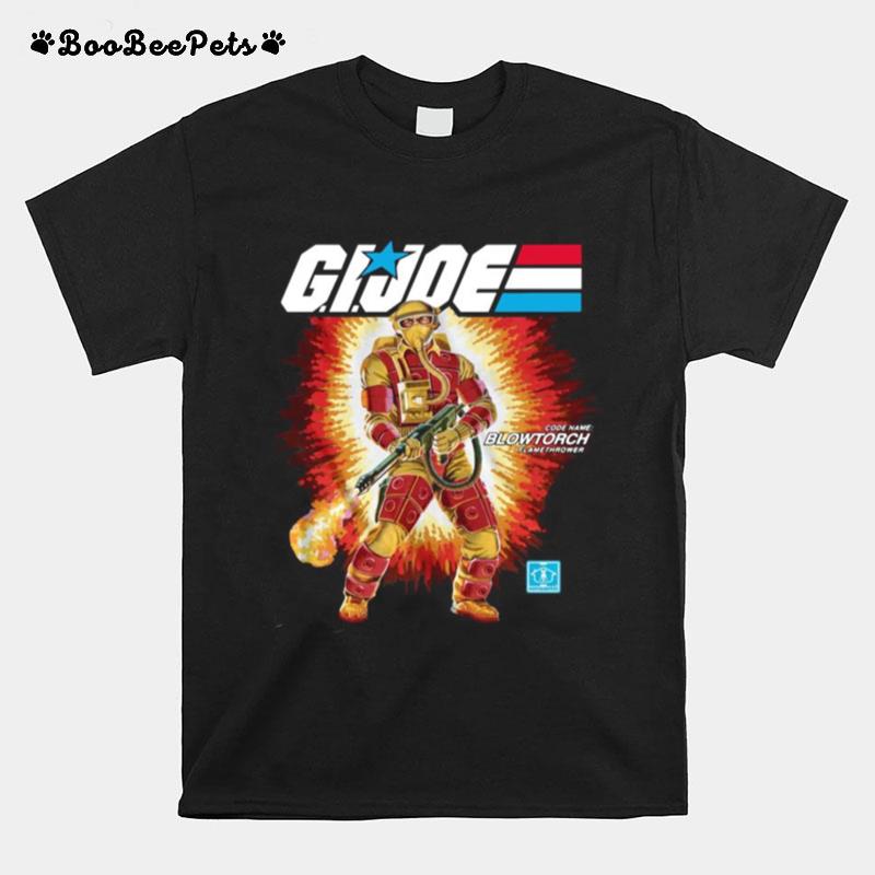 Gi Joe Code Name Blowtorch Flame Thrower T-Shirt