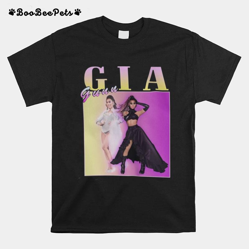 Gia Gunn Vintage Retro Design T-Shirt