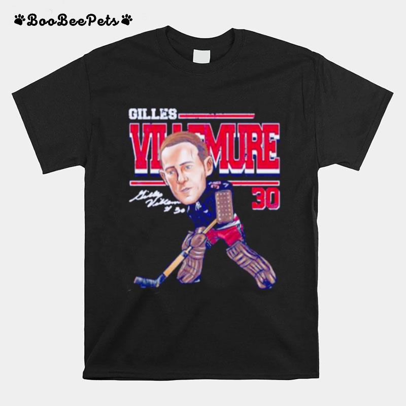 Gilles Villemure New York Rangers Cartoon T-Shirt