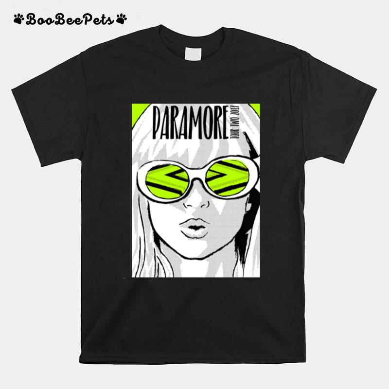 Girl With Eyeglass Paramore T-Shirt