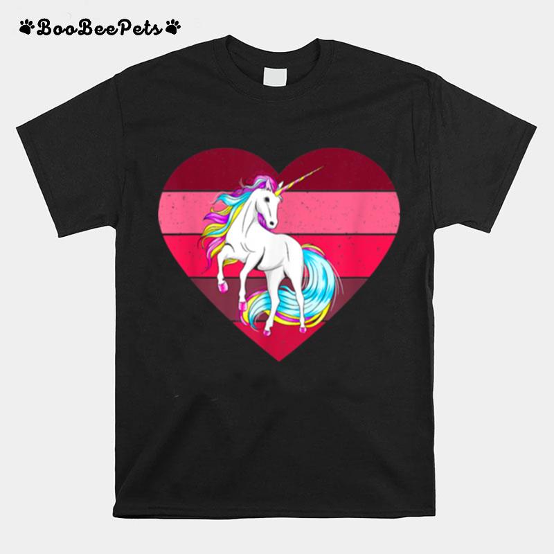 Girls Unicorn Sunset T-Shirt