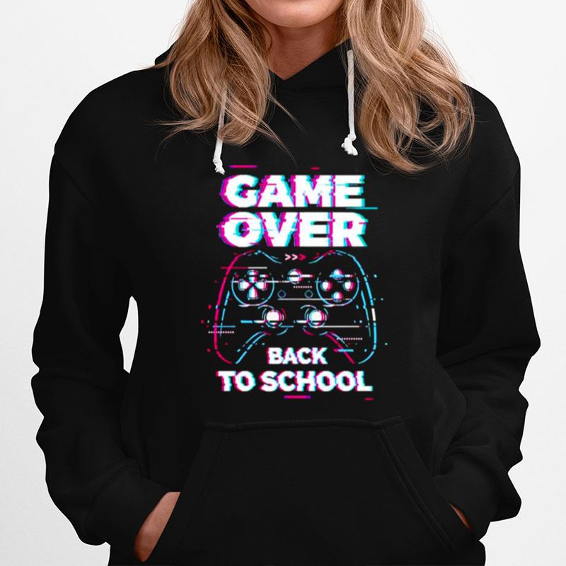 Glitch Game Over Back To School Hoodie