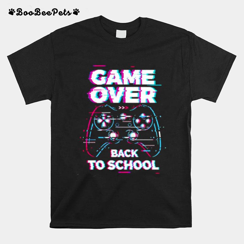 Glitch Game Over Back To School T-Shirt