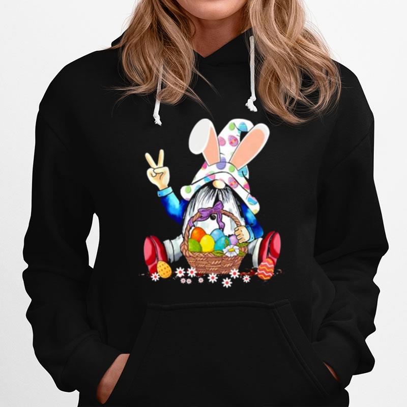 Gnome Easter Hippie Egg Hunting Gnomes Hoodie