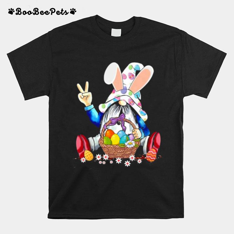 Gnome Easter Hippie Egg Hunting Gnomes T-Shirt