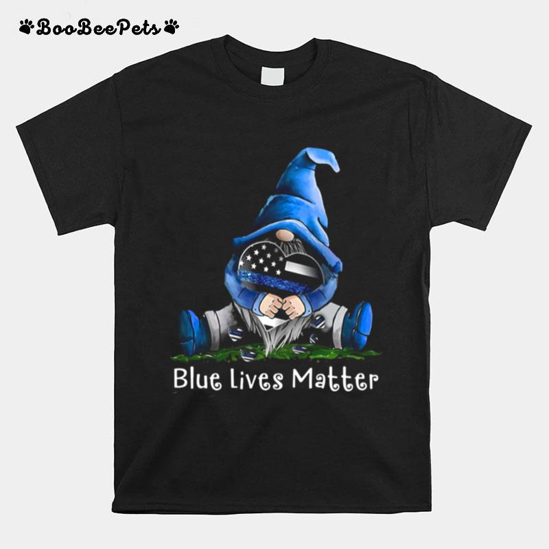 Gnomes Hug Blue Lives Matter T-Shirt