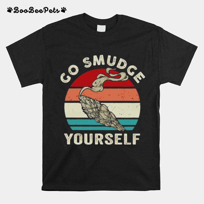 Go Smudge Yourself Vintage Retro T-Shirt