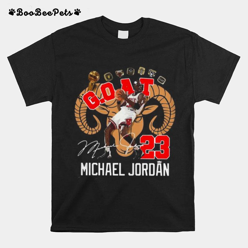 Goat 23 Michael Jordan Signature T-Shirt