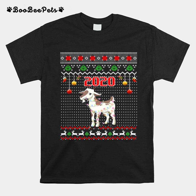 Goat Christmas Lights Lover T-Shirt