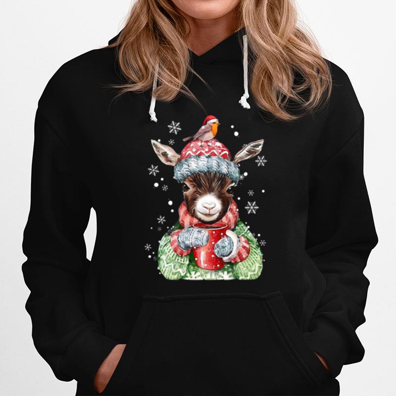 Goat Warm Winter Gift For Farm Animal Lover Ugly Christmas Hoodie