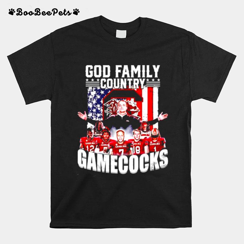 God Family Country Gamecocks Players T-Shirt