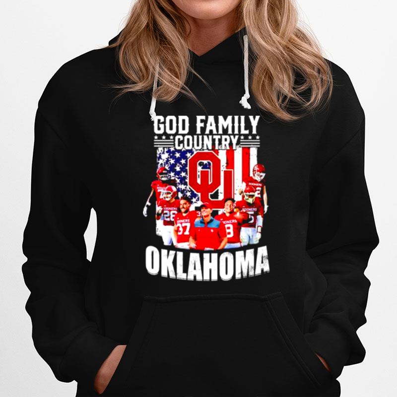 God Family Country Oklahoma Sooners Hoodie