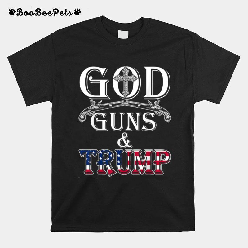 God Guns Trump Texas 2023 T-Shirt