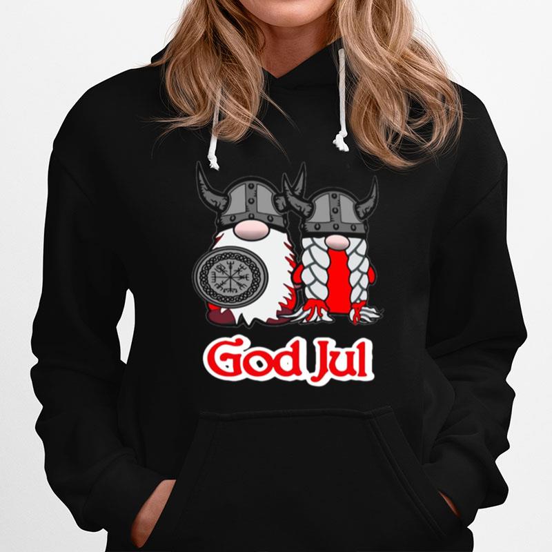 God Jul Viking Nisse Hoodie