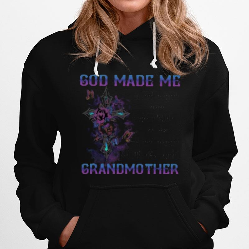 God Made Me A Woman And I Proud To Be A Woman Mother And Grandmother Hoodie