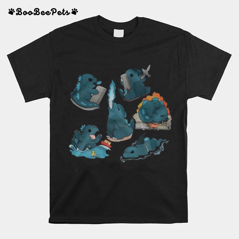 Godzilla Cute Chibi T-Shirt