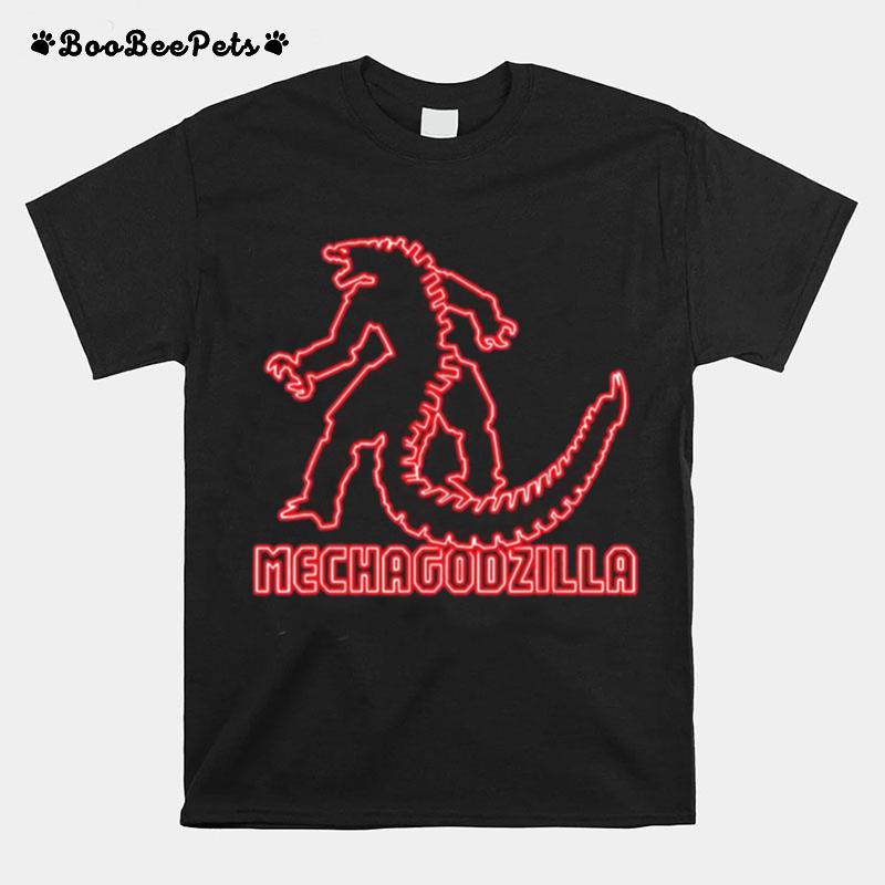 Godzilla %E2%80%93 Kong Vs Mechagodzilla Neon T-Shirt