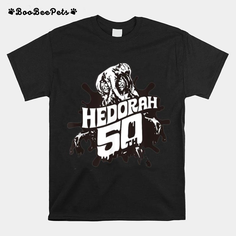 Godzilla Hedorah 50Th Anniversary Black Line Art T-Shirt