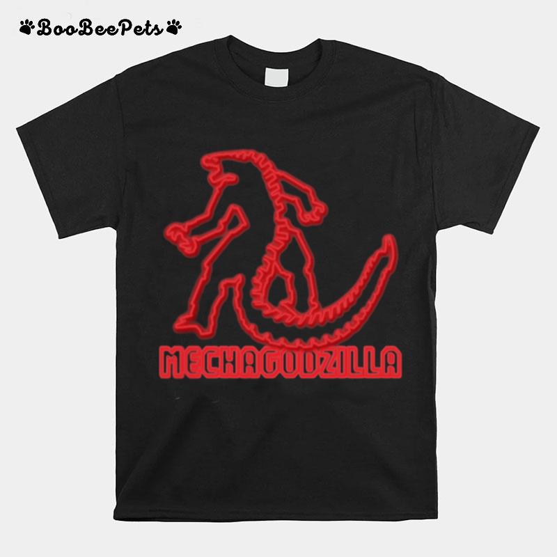 Godzilla Vs Kong Mechagodzilla Neon T-Shirt