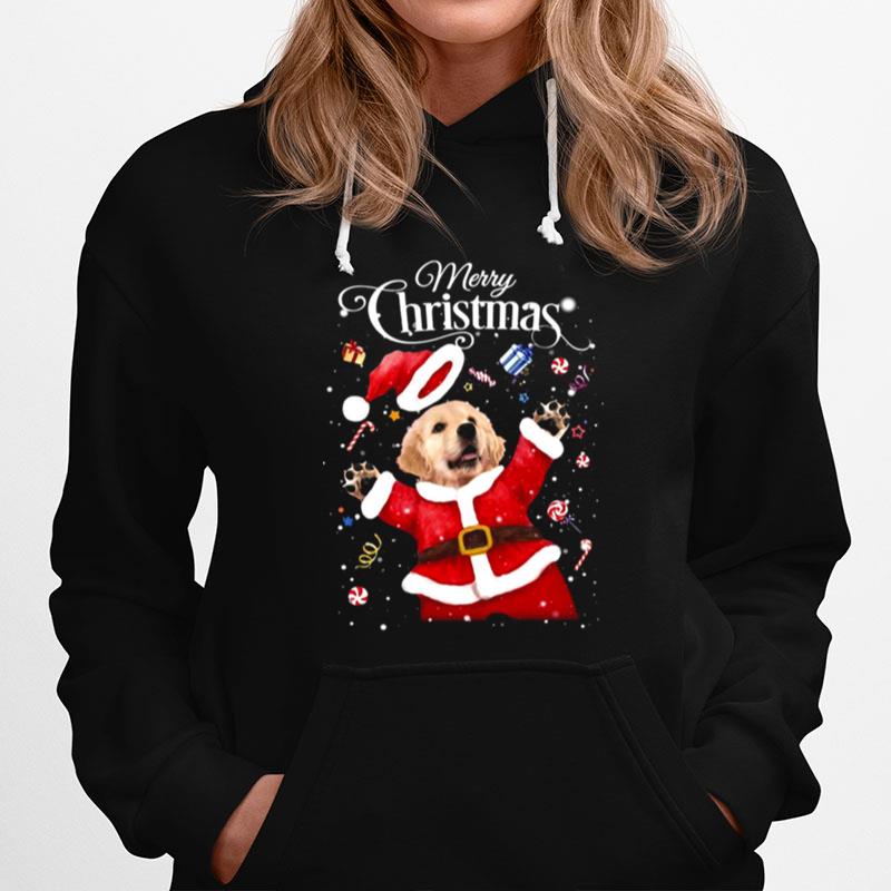 Golden Retriever Tada Merry Christmas For Golden Retriever Sweater Hoodie