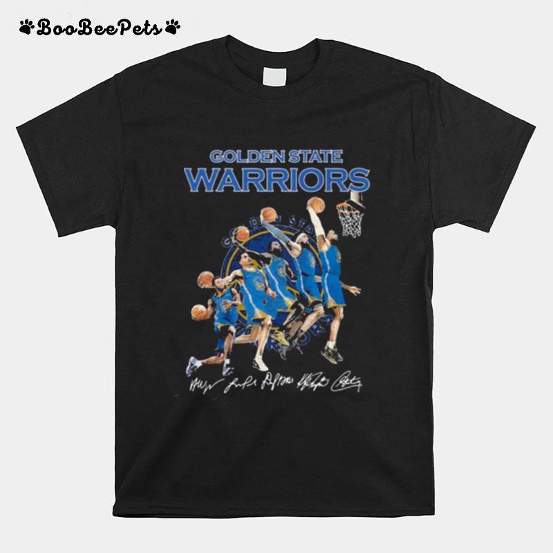 Golden State Warriors 2022 Western Conference Champions Signatures T-Shirt