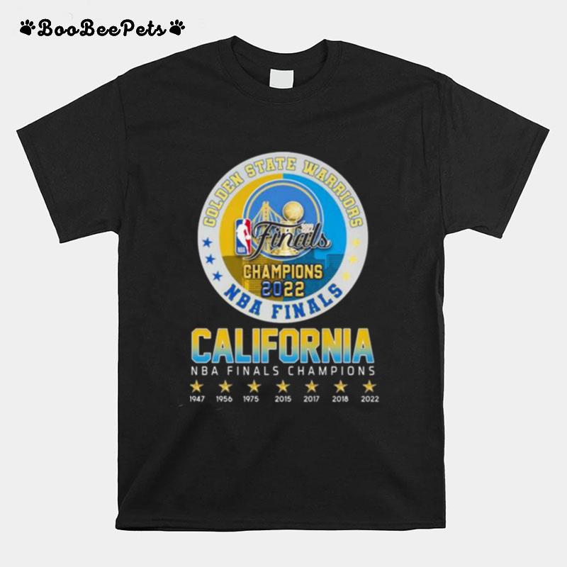 Golden State Warriors California Nba Finals Champions 2022 T-Shirt