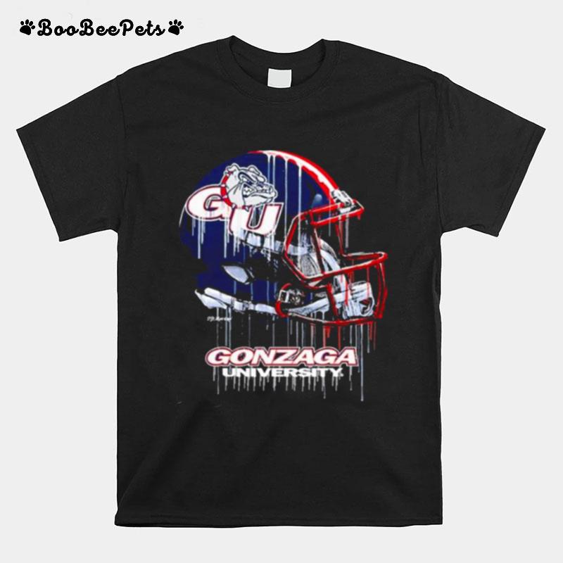 Gonzaga Bulldogs Vintage Helmet Football Copy T-Shirt